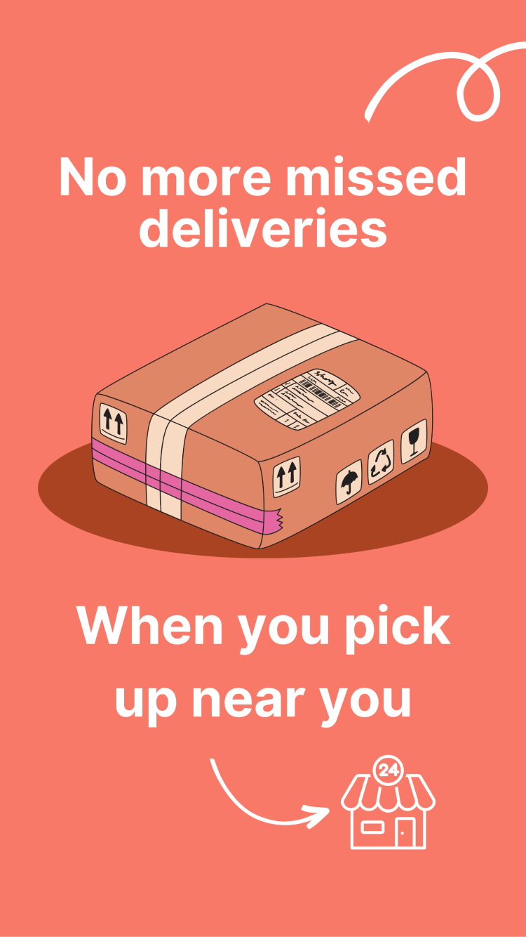 social media example for missed delivery